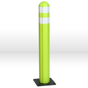 BARRICADES & DELINEATORS, Poly Guide-Post Delineator, Lime w/Reflective