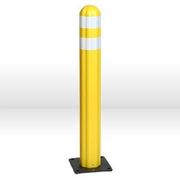 BARRICADES & DELINEATORS, Poly Guide-Post Delineator, Yellow w/Reflective
