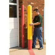 BUMPER POST SLEEVES-SMOOTH , 6" Bumper Post Sleeve-Smooth Sided-Yellow