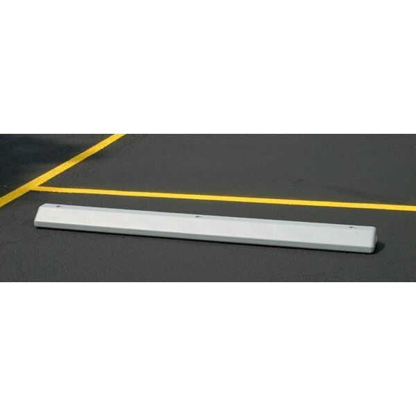 PARKING STOPS, SPEED BUMP, POLY CURB RAMP, POLY DOCKPLATE, Parking Stop-Gray Polyethylene