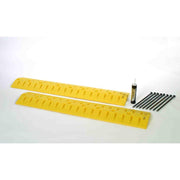 PARKING STOPS, SPEED BUMP, POLY CURB RAMP, POLY DOCKPLATE, Speed Bump/Cable Crossing Kit, 9 ft.