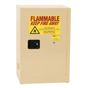 Eagle Manufacturing SAFETY STORAGE CABINETS, One Door Manual One Shelf, CAPACITY: 12 Gal., Color: Beige