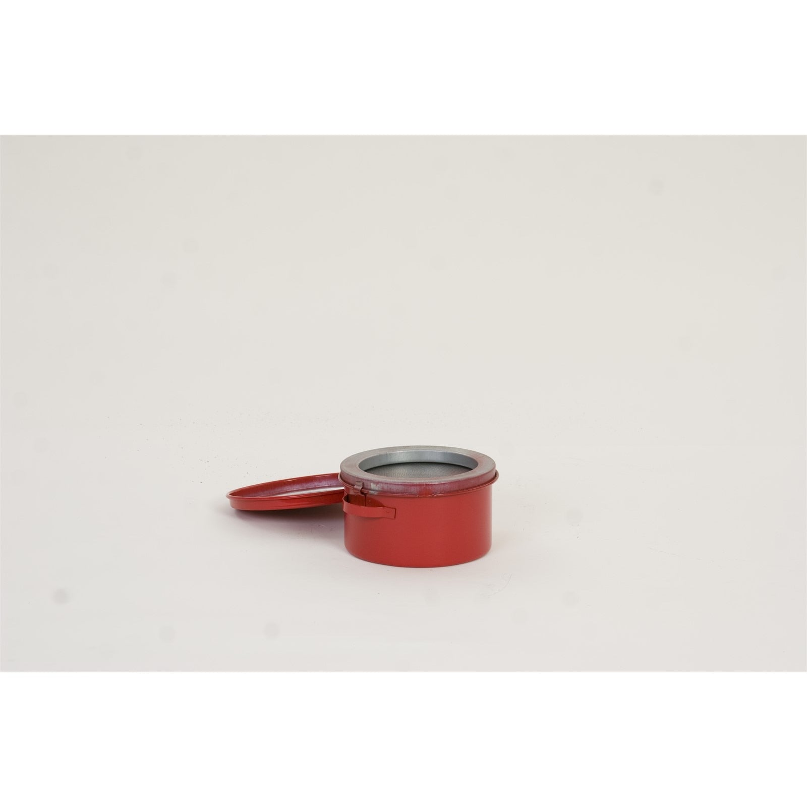 SAFETY BENCH & DAUB CANS, Metal - Red Bench Can, CAPACITY: 1 Qt.