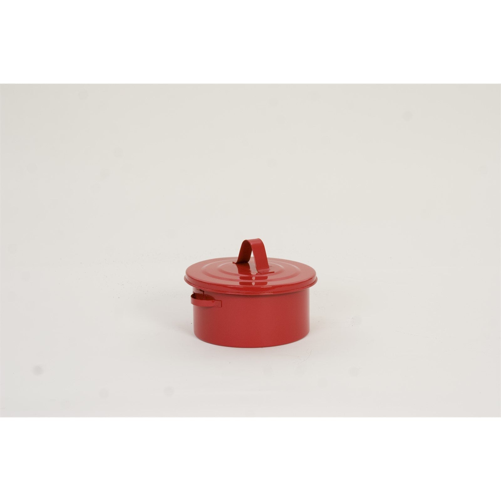 SAFETY BENCH & DAUB CANS, Metal - Red Bench Can, CAPACITY: 2 Qt.