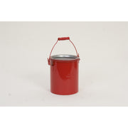 SAFETY BENCH & DAUB CANS, Metal - Red Bench Can, CAPACITY: 6 Qt.