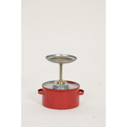 SAFETY PLUNGER CANS, Metal - Red, CAPACITY: 1 Qt.