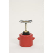 SAFETY PLUNGER CANS, Polyethylene - Red, CAPACITY: 1 Qt.