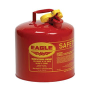 Eagle Type I Safety Cans meet OSHA and NFPA Code 30 requirements 5 Gallon alvanized Steel Red