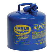 SAFETY CANS, Metal - Blue (Kerosene), CAPACITY: 5 Gal.