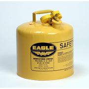 SAFETY CANS, Metal - Yellow (Diesel), CAPACITY: 5 Gal.