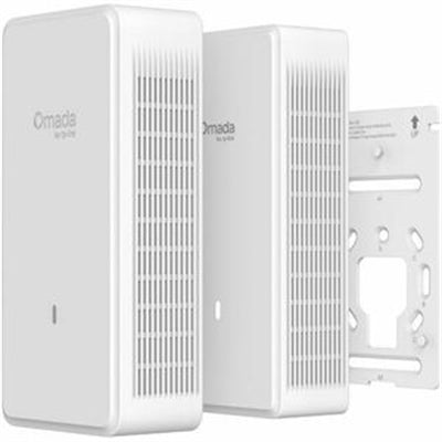 TP-Link - Omada EAP775-Wall Tri Band Wi-Fi 7 IEEE 802.11 a/b/g/n/ac/ax/be 5.63 Gbit/s Wireless Access Point - Indoor - 2.40 GHz, 5 - Black