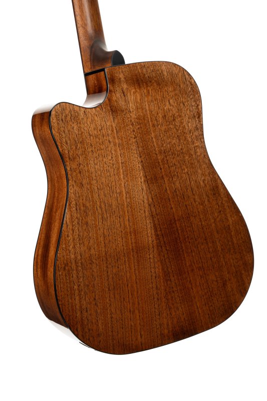 Cort EARTH60CENAT Earth Series 60 Dreadnought Acoustic Electric Guitar, Natural Glossy