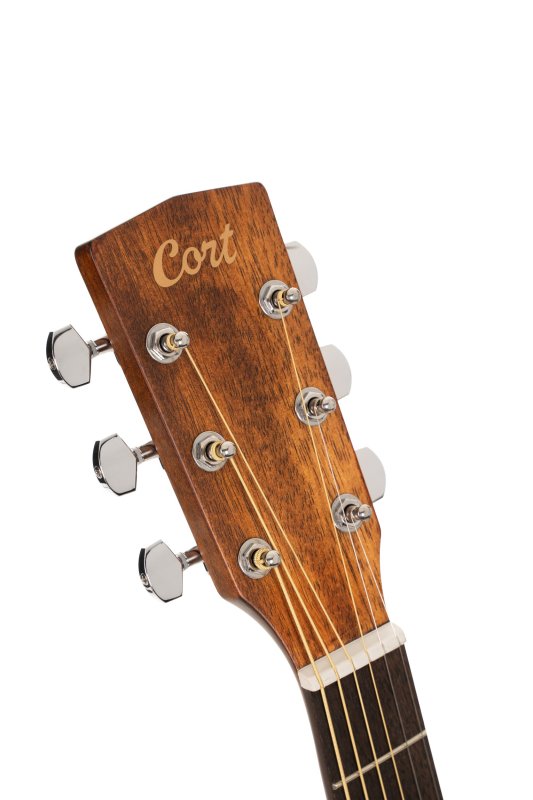 Cort EARTH60NAT Earth Series 60 Dreadnought Acoustic Guitar, Natural Gloss