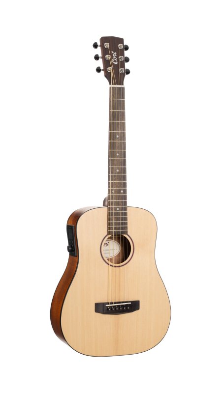 Cort EARTHGO-OP Earth Series Go Hyvibe Acoustic Electric Guitar, Open Pore Natural