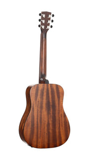 Cort EARTHGO-OPBB Earth Series Go Hyvibe Acoustic Electric Guitar, Open Pore Brown Burst
