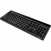 Adesso - EasyTouch 130 Full Sized Wired Mechanical Keyboard with CoPilot AI Hotkey - Cable Connectivity - Full-size - USB - Black