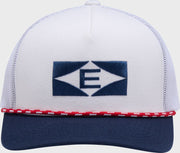 Easton Retro Hat - Osfa - White/Navy/Red