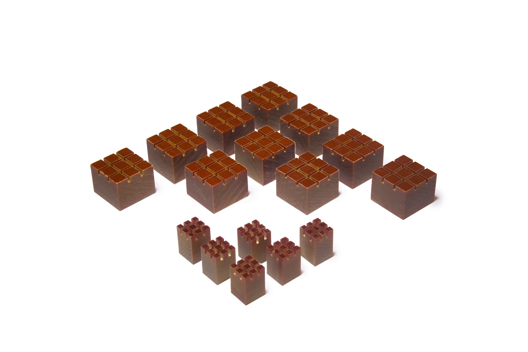 United Scientific® Embedding Blocks, 1/2" X 1/2" X 3/4", comes with 10