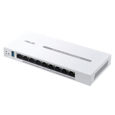 ASUS - Gigabit PoE+ VPN Wired Router ExpertWiFi EBG19P - White
