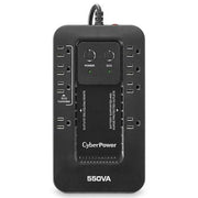 CyberPower EC550G Ecologic UPS Battery Backup and Surge Protector, 550VA/330W, 8 Outlets, ECO Mode, Compact, UL Certified