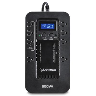 650VA 120-Volt 8-Outlet UPS Battery Backup