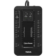 CyberPower - EC750GTAA 750VA Desktop UPS - Black