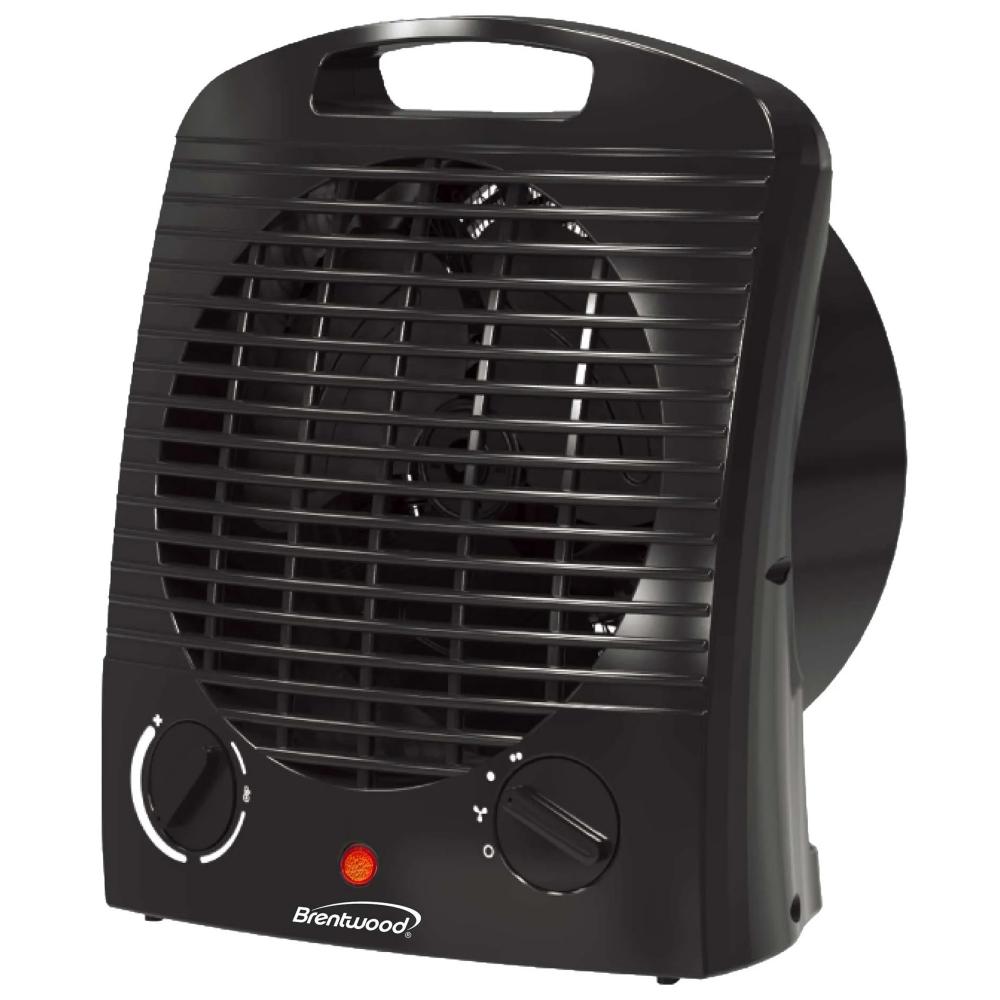 Brentwood Brentwood 1500-Watt Portable Electric Space Heater and Fan (H-F306BK) - Black