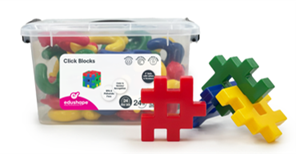 Click Blocks - Bright and Fun Linking Toys for Babies and Toddlers, Sensory Engagement