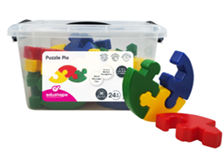 Puzzle pie - Bright and Fun Linking Toys for Babies and Toddlers, Sensory Engagement