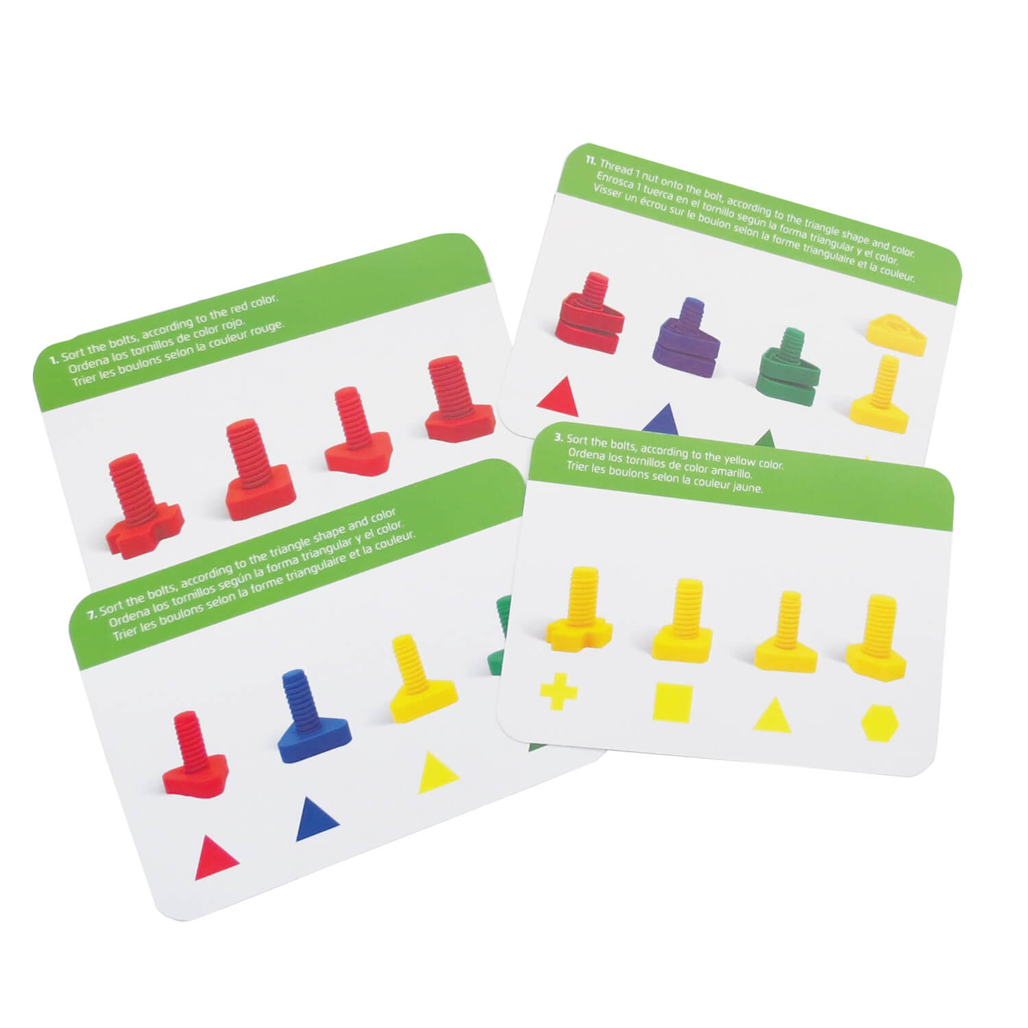 Nuts & Bolts, 144 pcs - Bright and Fun Linking Toys for Babies and Toddlers, Sensory Engagement