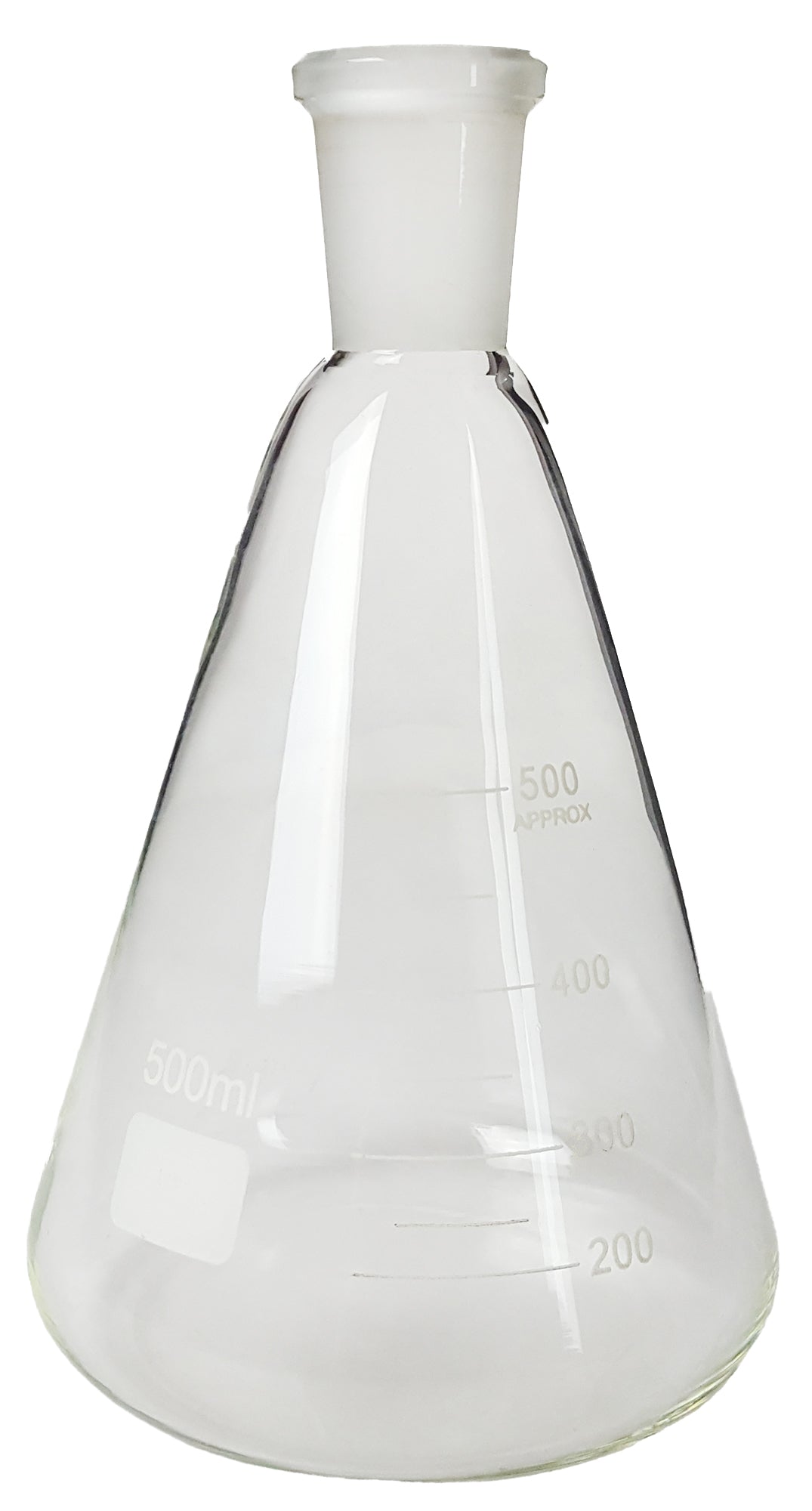 Erlenmeyer Flask 500ml 24/40. Borosilicate Glass