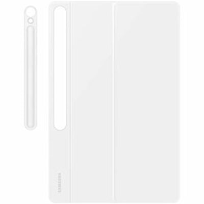 Samsung - Galaxy Tab S10 FE+ Book Cover Keyboard -AI Key - White