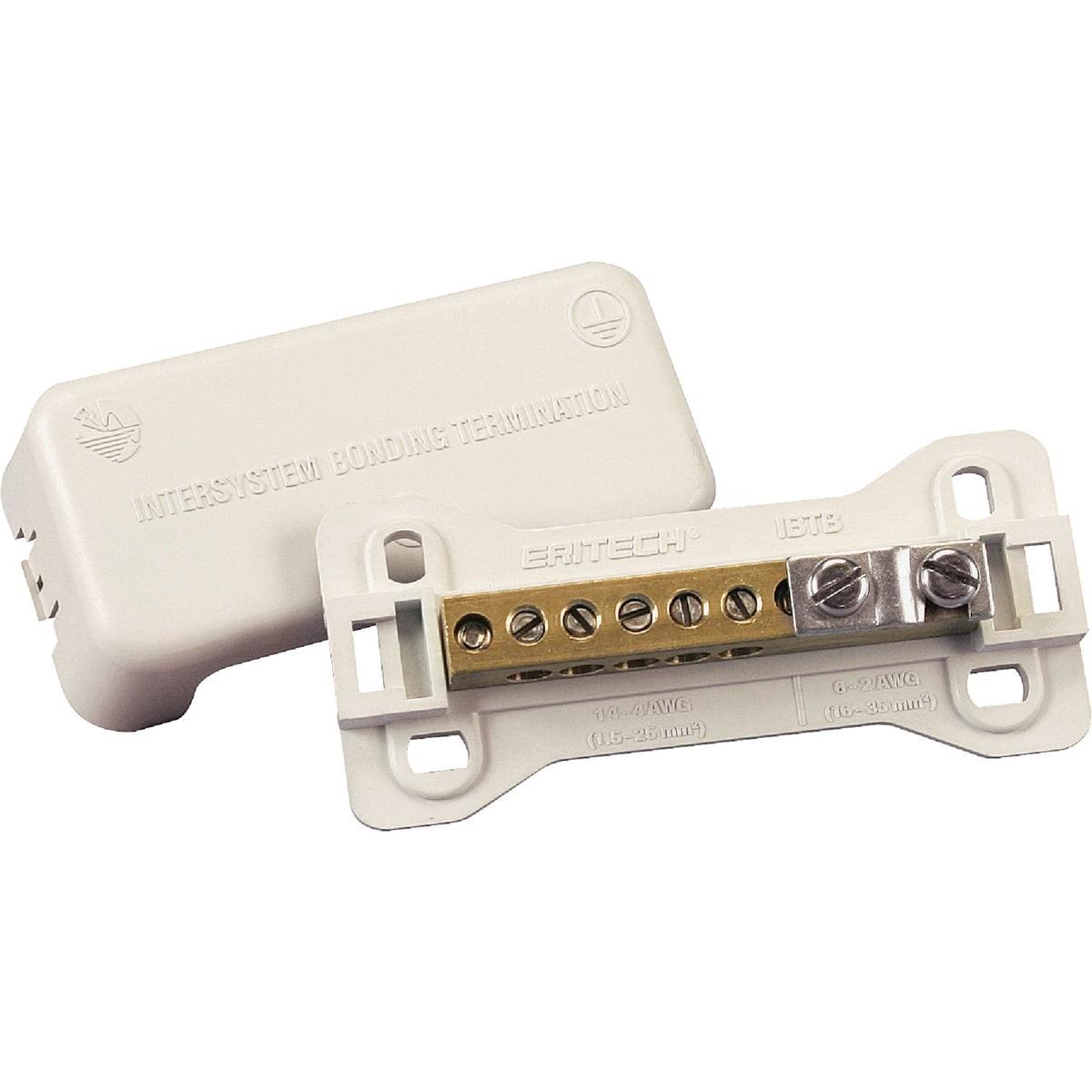 Erico 2.01 In. W. #14 to #4 & #6 to #2 AWG Intersystem Bonding Termination Ground Clamp