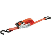 Erickson 1 In. x 8 Ft. Ratchet Strap with Web Clamp (2-Pack) 500 lb.