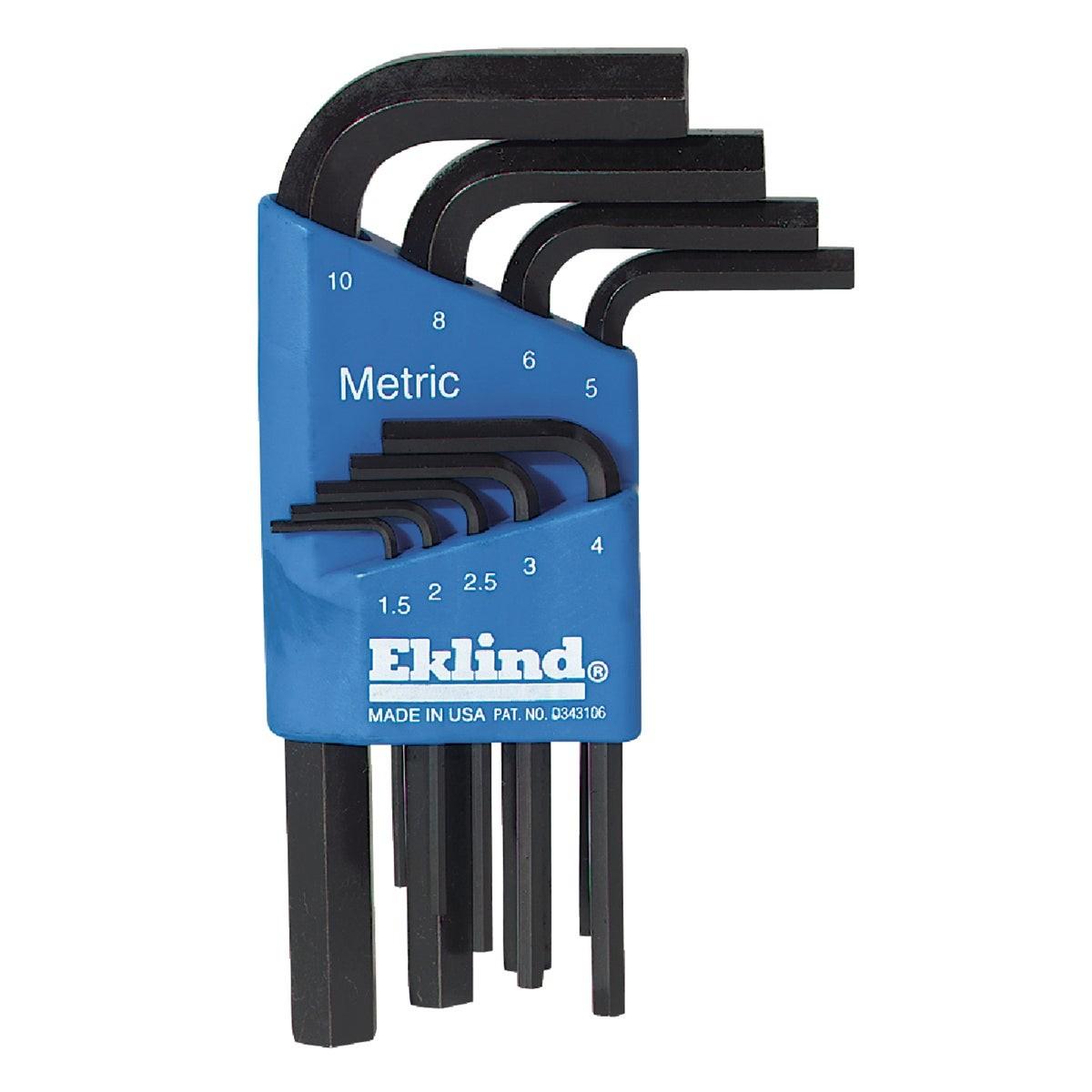 L Shaped Hex Key Set, Hex-L Key Set 9pc. 1.5MM-10MM,Short