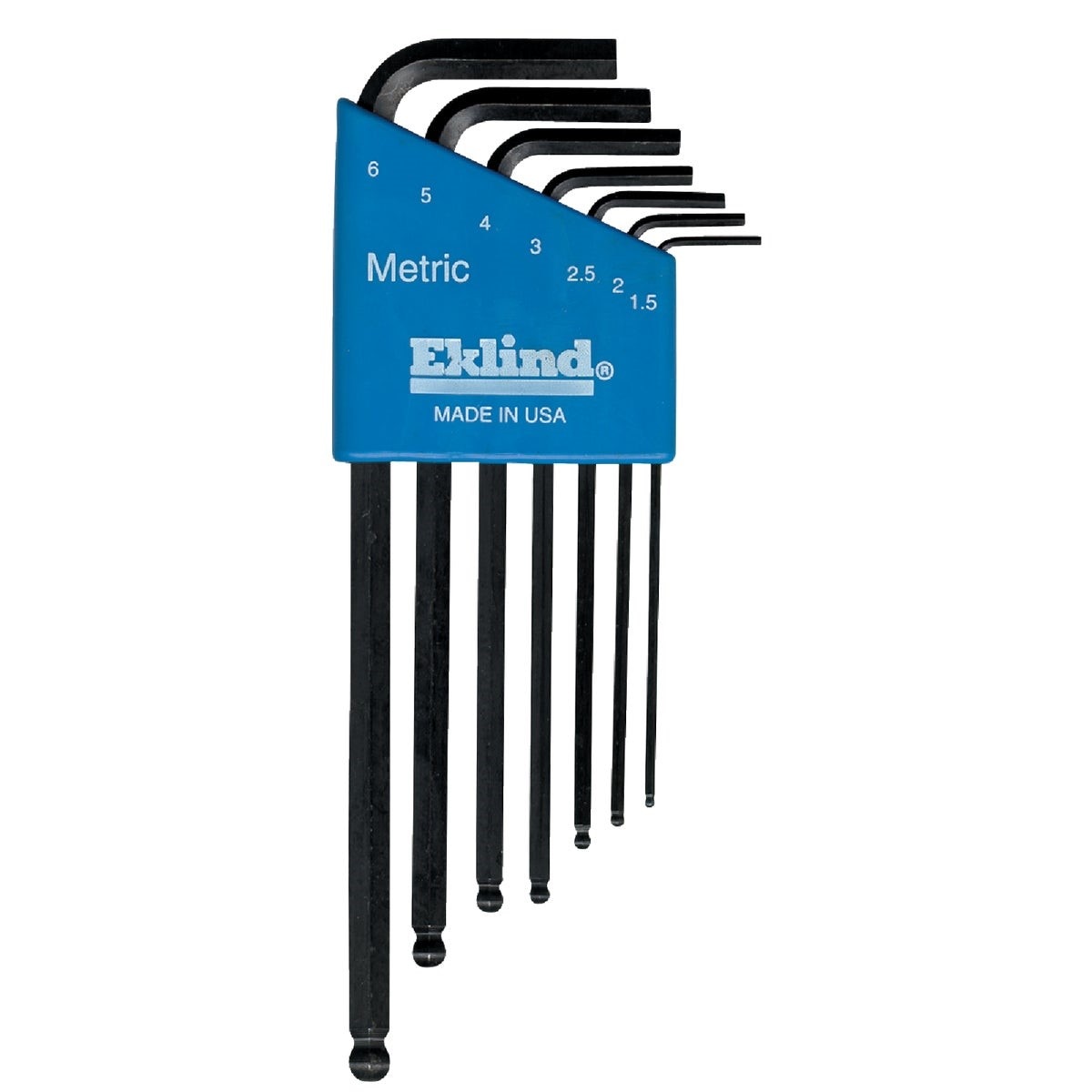 Ball End Hex Key Set, Ball-Hex-L Key Set 7pc. Set 1.5MM-6MM,Long