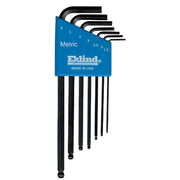 Ball End Hex Key Set, Ball-Hex-L Key Set 7pc. Set 1.5MM-6MM,Long