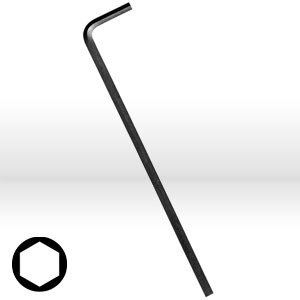 L Shaped Hex Key, Hex-L Key 7/8" Long Series