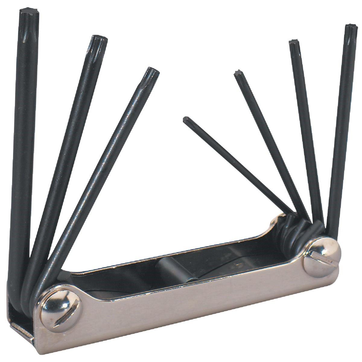 Fold Up Hex Key Set, Fold-Up Set T10-T40 Torx® Key Set