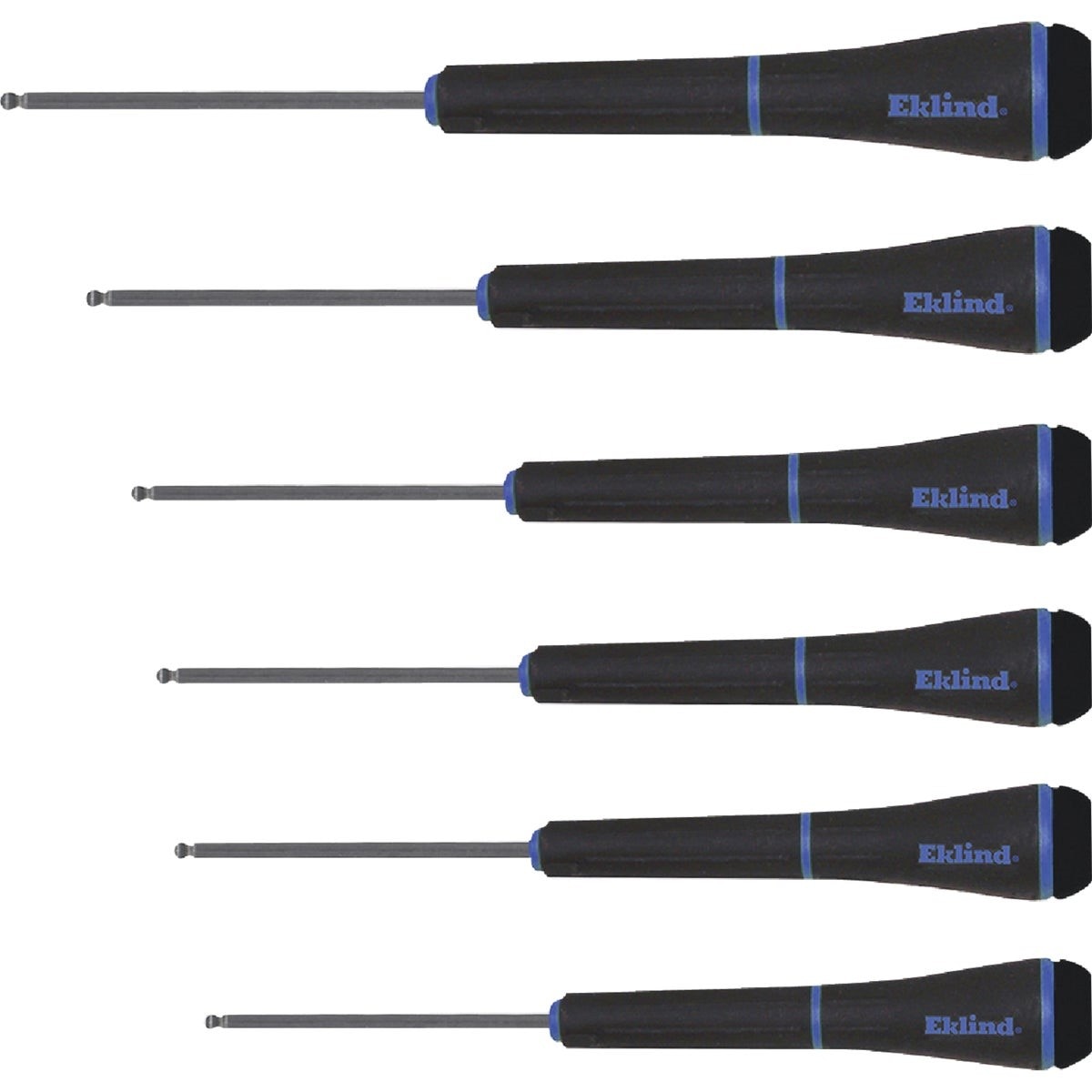 Ball End Hex Screwdriver, Precision Screwdriver Set 6 Pc Ball-Hex 1.3-4MM