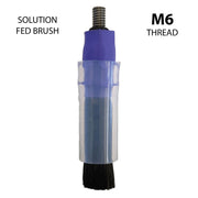 M6 Lrg Solution Fed Brush 5 pack. M6 threaded brush to suit M6 Feeder Unit.