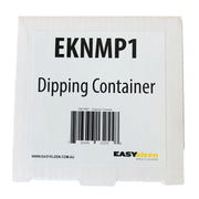 Dipping Container. Low profile container with screw lid, 8.5 fl. oz volume.