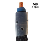 Pro-M Brush 5 pack. M8 threaded larger flatter brush to suit Pro units.