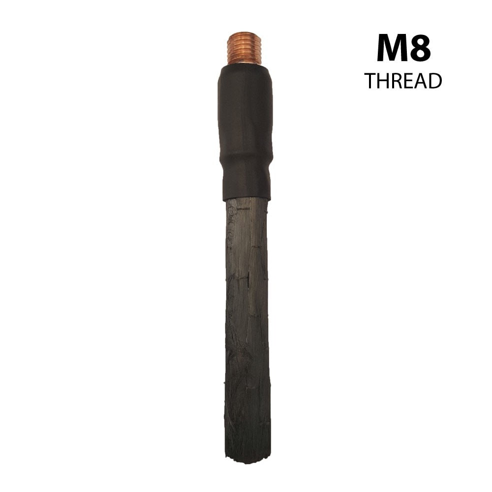 TIP-PS Brush 3 pack. M8 threaded long rigid circular brush to suit Pro units.