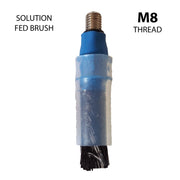 M8 Std Solution Fed Brush 5 pack. M8 threaded brush to suit M8 Feeder Unit.