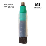 M8 Turbo Solution Fed Brush 5 pack. M8 threaded brush to suit M8 Feeder Unit.