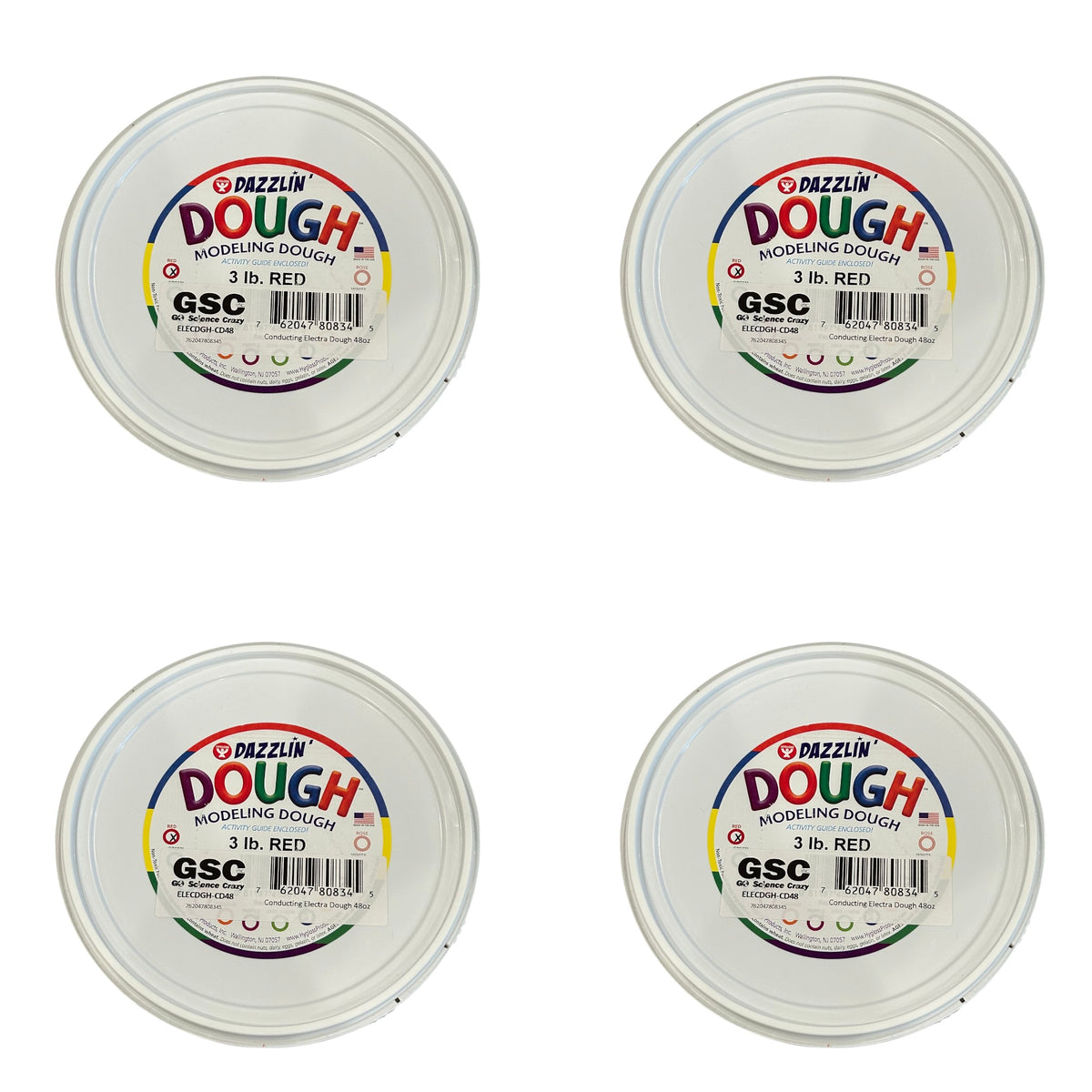 Electra Dough, Conducting Dough, 48oz, Pack of 4