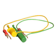 Electra Dough, Connector Cord, Spade to Grabber, Various Colors, Pair