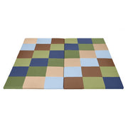 SoftZone Patchwork Toddler Activity Mat - Earthtone