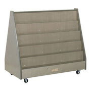 Double-Sided Book Display - Grey Wash